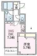 アローマ王子本町 205 間取り図