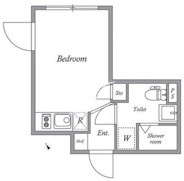 グランパセオ荻窪 101 間取り図