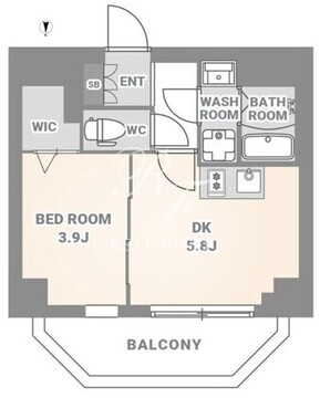 スプランディッド木場駅前 601 間取り図