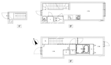 ソルナクレイシア雑司が谷 202 間取り図