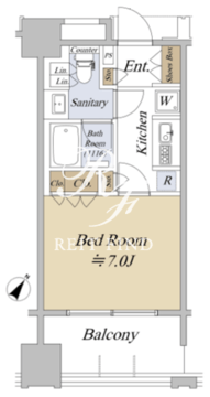 アクシルコート日本橋本町 1112 間取り図