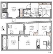 ブランコート中野新橋 101 間取り図