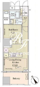 ウェンブリー表参道 402 間取り図