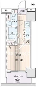 エスティメゾン錦糸町2 516 間取り図