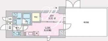 タスキプライムテラス後楽園 701 間取り図