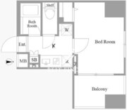 ルクレ錦糸町 1004 間取り図