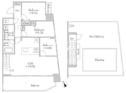 ルミーク門前仲町 1002 間取り図