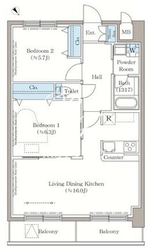 ステラテラス 1003 間取り図