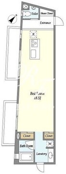コージーコート中目黒 301 間取り図