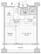 レジディア西麻布 905 間取り図