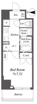 アルファプライム東陽町 314 間取り図