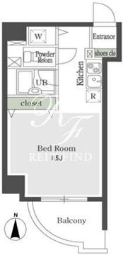 プレミアステージ芝公園2 1008 間取り図