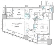 パークタワー勝どき S-1703 間取り図