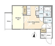 ラドゥセール赤羽 104 間取り図