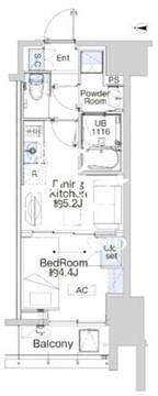 ベルファース蒲田ウエスト 902 間取り図