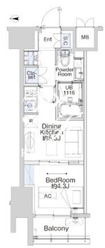 ベルファース蒲田ウエスト 903 間取り図