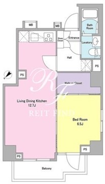 ログ武蔵小山 901 間取り図