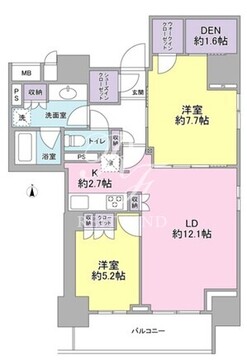 スタイリオ品川中延 501 間取り図