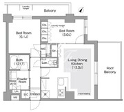 コンフォリア・リヴ文京護国寺 502 間取り図