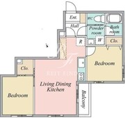 ロワジール西ヶ原 101 間取り図