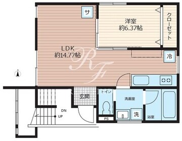 SCENE.Meguro Sauna Residence B1F 間取り図