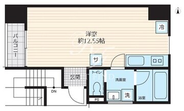 SCENE.Meguro Sauna Residence 3F 間取り図