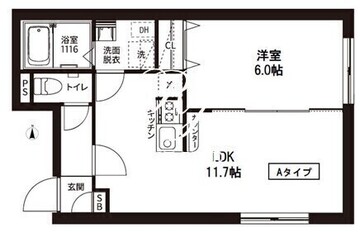 レピュア菊川駅前レジデンス 401 間取り図
