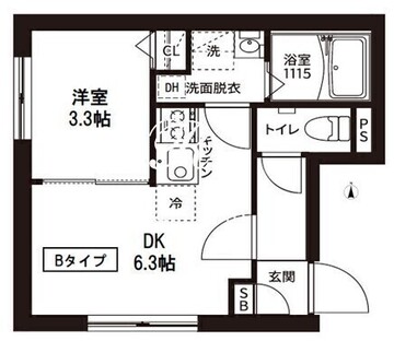 レピュア菊川駅前レジデンス 402 間取り図