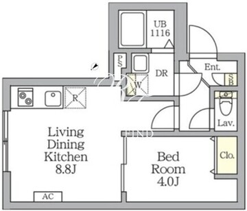 アグライア新宿横寺町 209 間取り図