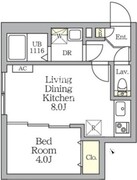 アグライア新宿横寺町 308 間取り図