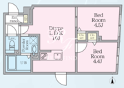 エルファーロ神楽坂3 204 間取り図