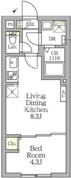 アグライア新宿横寺町 103 間取り図