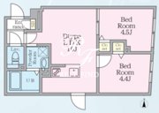 エルファーロ神楽坂3 504 間取り図