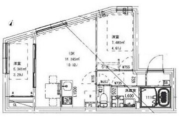 タイプ戸越公園 201 間取り図
