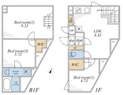 リーガランド三軒茶屋サウス 102 間取り図