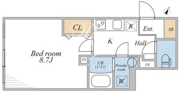 リーガランド三軒茶屋サウス 402 間取り図