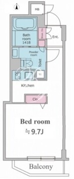 レオーネ方南町 301 間取り図