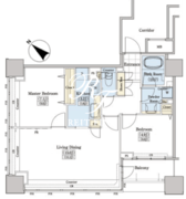 レジディアタワー上池袋 TW-1405 間取り図