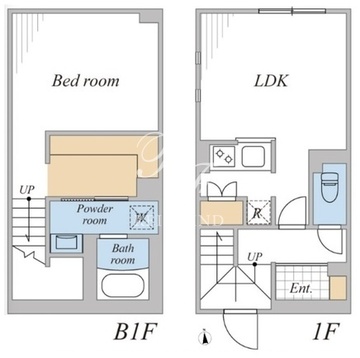 リーガランド桜新町アネックス 101 間取り図
