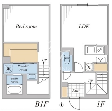 リーガランド桜新町アネックス 102 間取り図