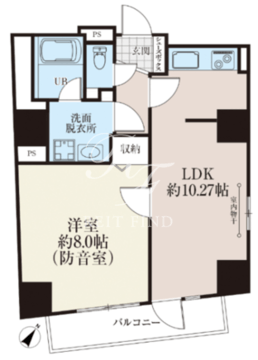 白山レジデンス 201 間取り図