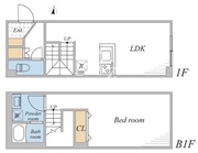 リーガランド桜新町アネックス 104 間取り図