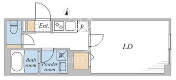 リーガランド桜新町アネックス 403 間取り図