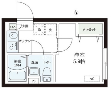 レピュア本郷レジデンス 301 間取り図
