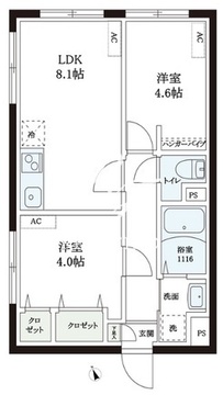 レピュア本郷レジデンス 302 間取り図