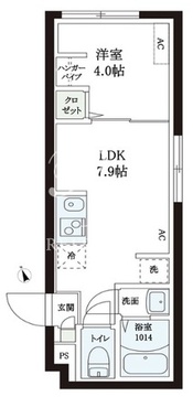 レピュア本郷レジデンス 203 間取り図