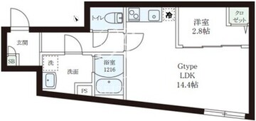 レピュア小石川レジデンス2 501 間取り図