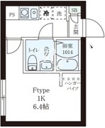 レピュア小石川レジデンス2 204 間取り図