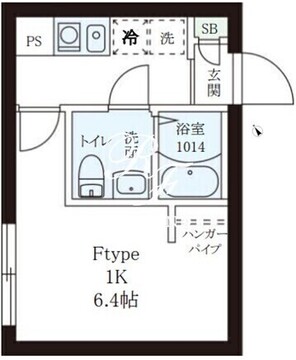 レピュア小石川レジデンス2 404 間取り図