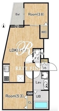 ジーグランデ西大井 202 間取り図